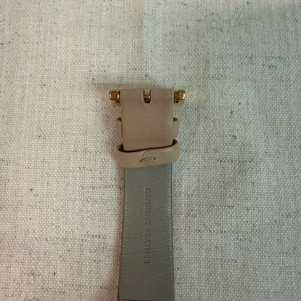 Kate Spade Metro 5 O’clock Somewhere Watch with Beige Leather Band New Battery - Picture 7 of 8